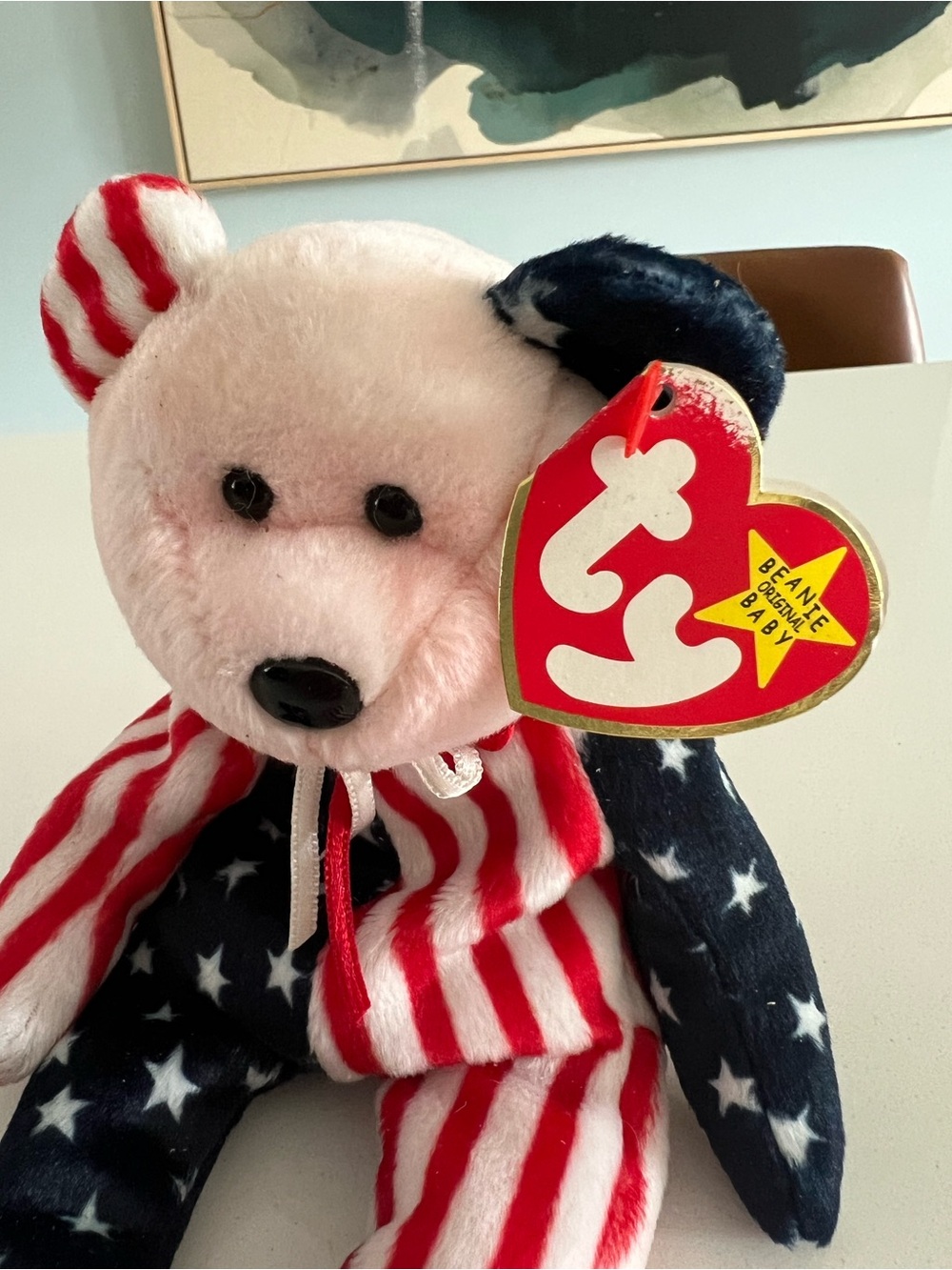 Ty Beanie Baby Patriotic Bear - “Spangle” - Picture 3 of 5
